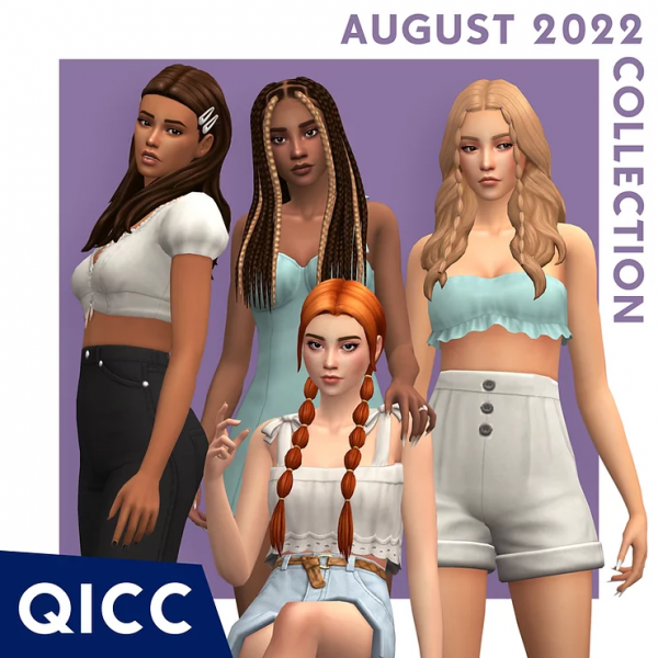 Maxis Match August 2022 Collection by itsqicc - The Sims 4 Custom Content