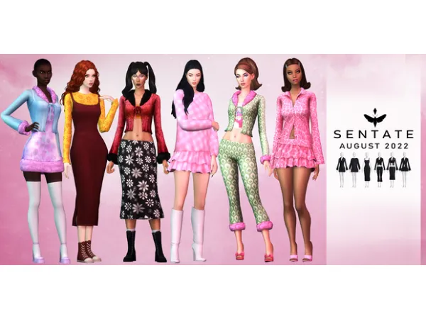 Maxis Match August 2022 Collection by sentate - The Sims 4 Custom Content