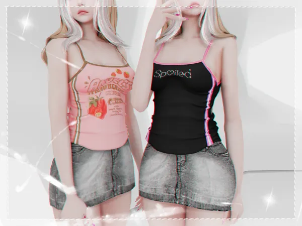 Alpha Spoiled top babyetears - The Sims 4 Custom Content