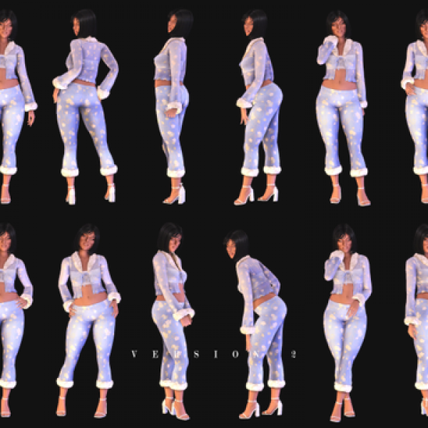 Mod The Sims - Haute Topic (pose set)