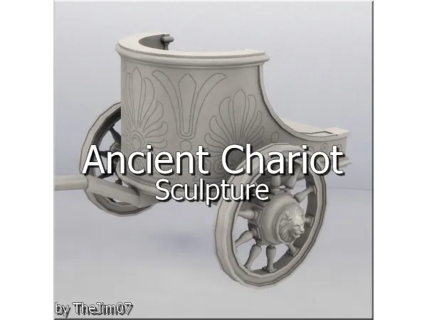 Mix Ancient Chariot Sculpture by TheJim07 - The Sims 4 Custom Content