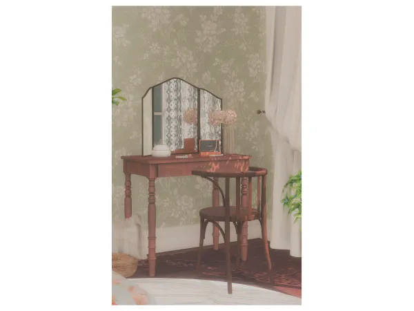 Vintage Set -   Console Table | Mirror | Armchair