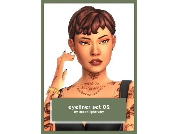 eyeliner set 02 By opheliasprings