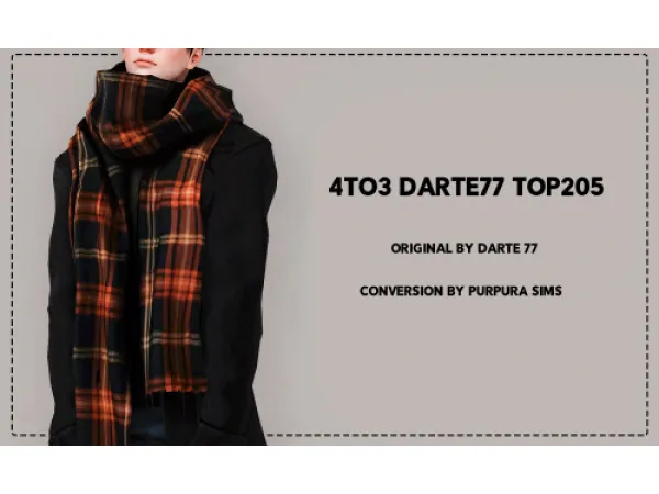 4to3 Darte77 TOP205 by Purpura Sims - The Sims 3 Custom Content