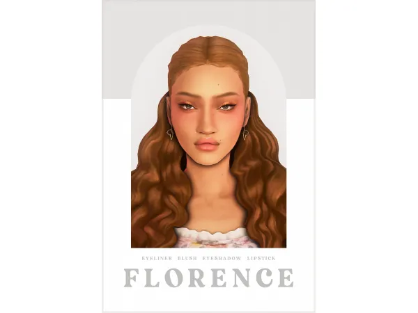 Maxis Match florence a makeup pack - The Sims 4 Custom Content