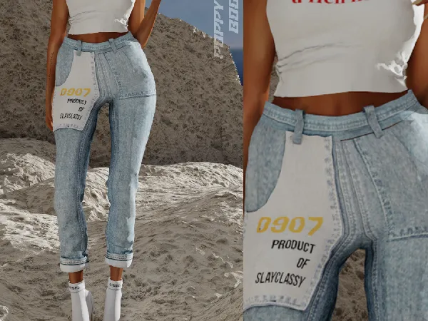 Alpha SC143 BOOTCUT PANTS - The Sims 4 Custom Content