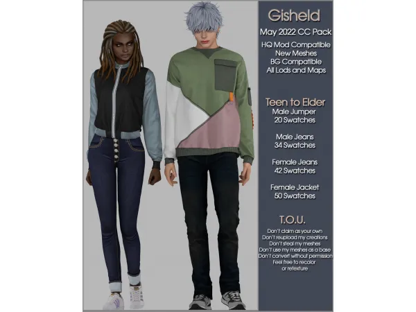 Alpha May 2022 Pack - The Sims 4 Custom Content