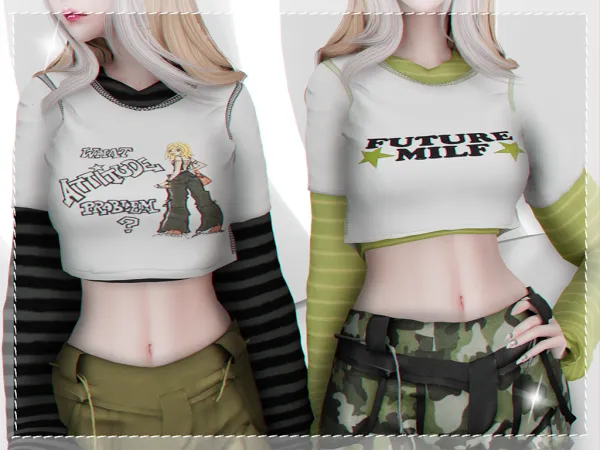 Alpha Magystral sweater babyetears - The Sims 4 Custom Content