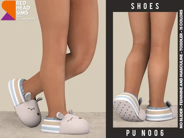 Alpha PU SHOES N006 NO SLIDER TODDLER - The Sims 4 Custom Content