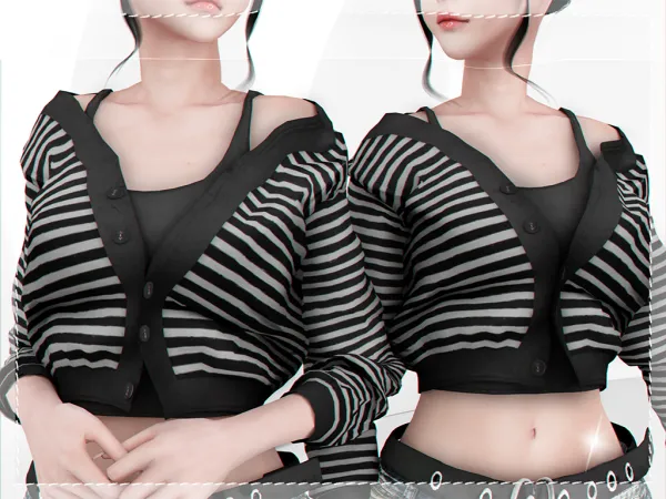 Alpha Strike sweater Babyetears - The Sims 4 Custom Content