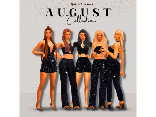 Maxis Match AUGUST COLLECTION 3 in 1 by Simsulani - The Sims 4 Custom Content