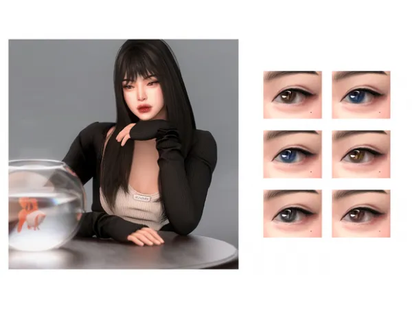 Alpha Eyes G4 by Chih - The Sims 4 Custom Content