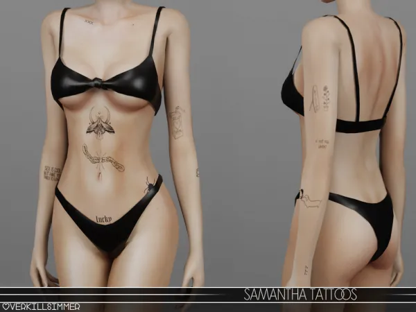Samantha tattoos