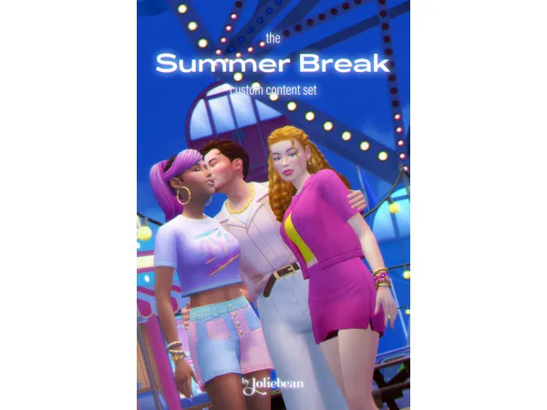Maxis Match Summer Break Set by Joliebean - The Sims 4 Custom Content