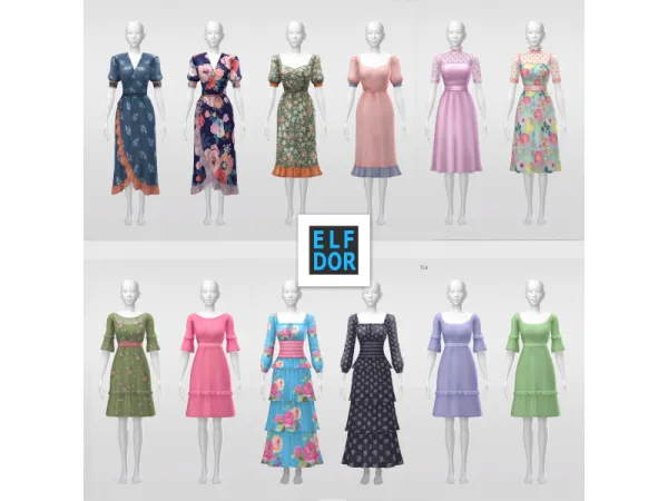 Mix August Collection 1 - The Sims 4 Custom Content