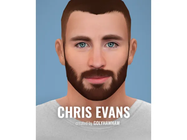 Maxis Match CHRIS EVANS SIM by Golyhawhaw - The Sims 4 Custom Content