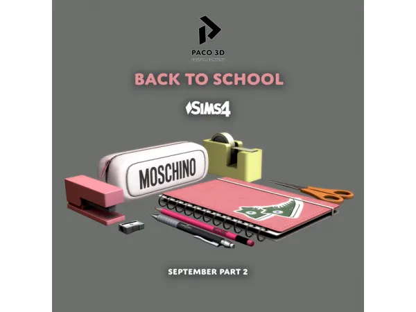 Alpha BACK TO SCHOOL by Pacosims - The Sims 4 Custom Content