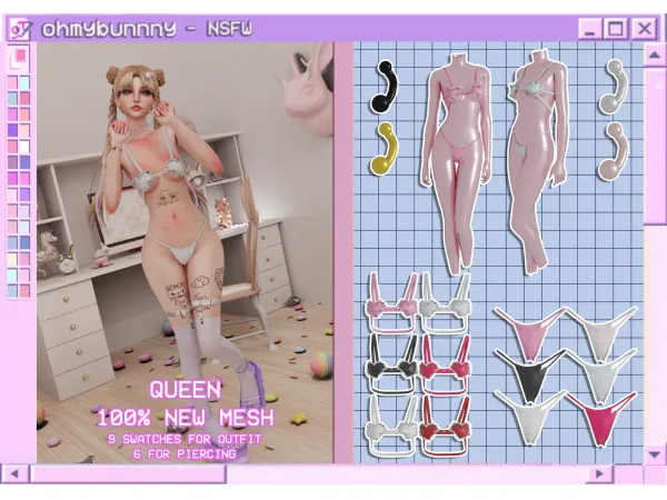 Alpha NSFW QUEEN - The Sims 4 Custom Content