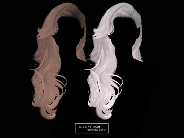 Alpha Wilkins Hair - The Sims 4 Custom Content