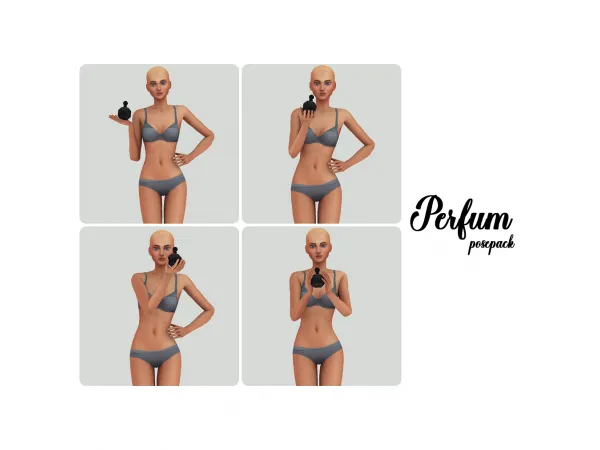 Maxis Match Perfum Posepack acc - The Sims 4 Custom Content
