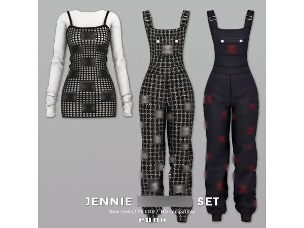Alpha Jennie Set - The Sims 4 Custom Content
