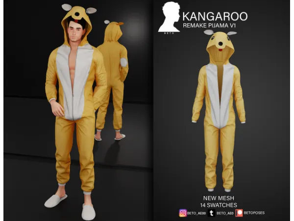 Kangaroo (Pijama V1 remake) by Beto