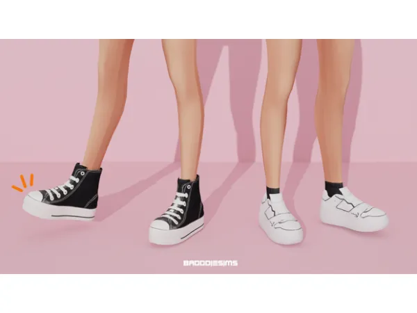Alpha SHOE COLLECTION 2 by BADDDIESIMS - The Sims 4 Custom Content