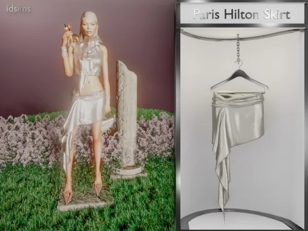 Alpha Paris Hilton Skirt - The Sims 4 Custom Content