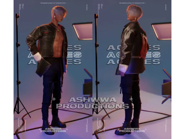 Alpha Agares set by ASHwwa - The Sims 4 Custom Content