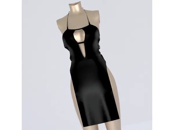 Alpha Ingrid Dress (Patreon Early Access) - The Sims 4 Custom Content