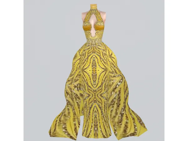 Alpha Marian Dress (Patreon Early Access) - The Sims 4 Custom Content