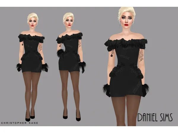 Alpha Lady Gaga in Christopher Kane - The Sims 4 Custom Content
