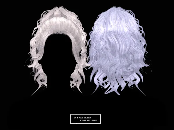 Alpha Mejia Hair - The Sims 4 Custom Content