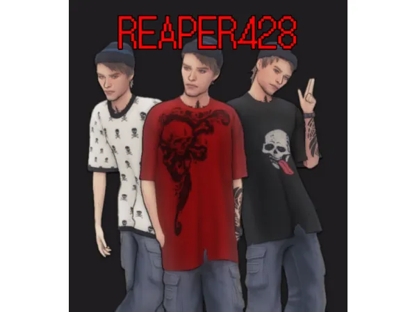 Maxis Match Jesse Inspired Tees by REAPER428] - The Sims 4 Custom Content