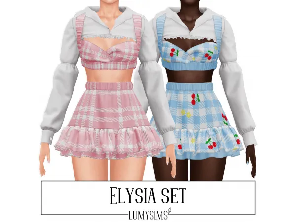 Alpha Elysia Set - The Sims 4 Custom Content
