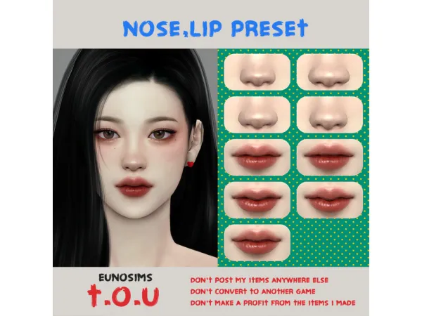Alpha 2021 October gift by euno sims - The Sims 4 Custom Content
