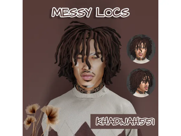 Maxis Match MESSY LOCS by khadijah551 - The Sims 4 Custom Content