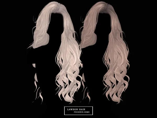 Alpha Lawson Hair - The Sims 4 Custom Content