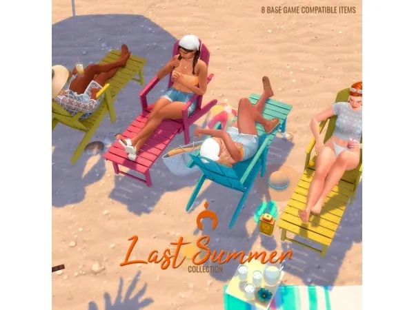 Maxis Match Last Summer Collection by Ikari Sims - The Sims 4 Custom Content