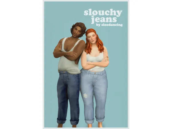 Maxis Match these grungy jeans - The Sims 4 Custom Content