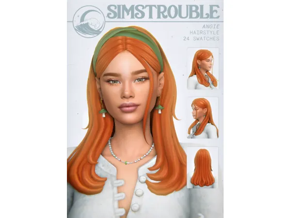 Maxis Match ANGIE by simstrouble - The Sims 4 Custom Content