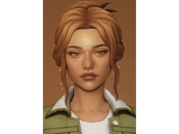Maxis Match byrdie bun by dogsill - The Sims 4 Custom Content