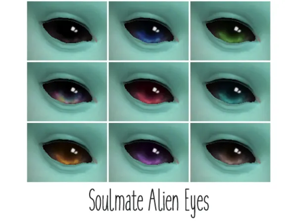 Maxis Match Soulmate Eyes Aliens elsa by someone - The Sims 4 Custom Content