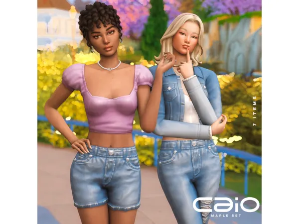 Maxis Match Maple A 7 itens set by Caio - The Sims 4 Custom Content