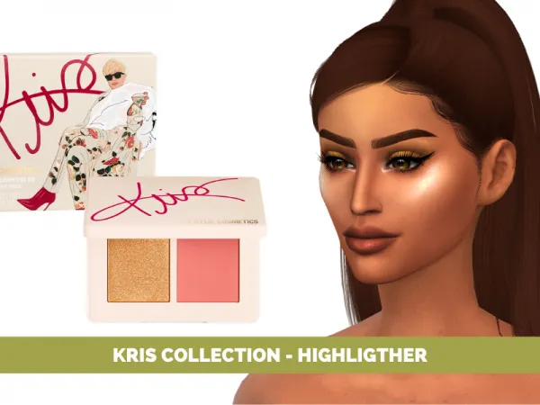 Alpha KRIS COLLECTION HIGHLIGHTER by fifthscreations - The Sims 4 Custom Content
