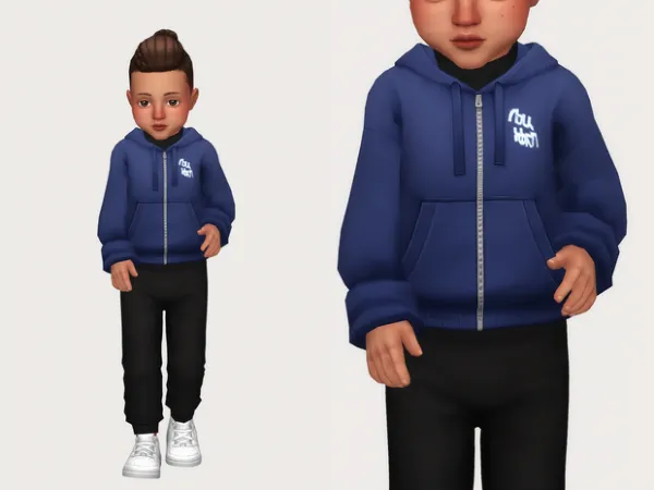 Maxis Match matt hoodie by casteru - The Sims 4 Custom Content