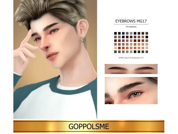 GPME-GOLD M-Eyebrows G17 by GoppolsMe
