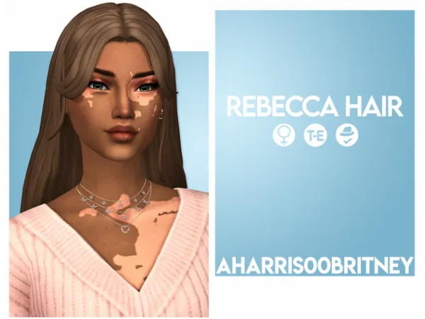 Maxis Match Rebecca Hair by aharris00britney - The Sims 4 Custom Content
