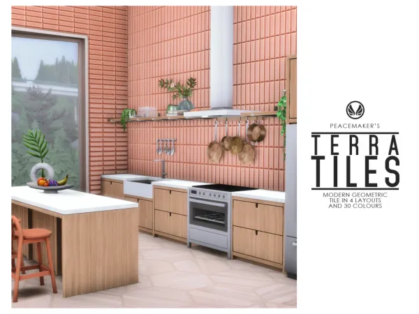 Terra Tiles - Modern Geometric Tile in 4 Layouts
