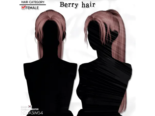 Berry hair by Reina Sims4